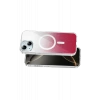 Onegif Apple iPhone 14 Sora Simli Magsafe Kapak - Kırmızı