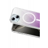 Onegif Apple iPhone 14 Sora Simli Magsafe Kapak - Mor