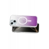 Onegif Apple iPhone 14 Sora Simli Magsafe Kapak - Mor