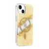 Onegif Apple iPhone 15 Lotus Simli Magsafe Kapak - Gümüş