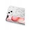 Onegif Apple iPhone 15 Misk Simli Magsafe Kapak - Desen 2