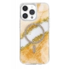 Onegif Apple iPhone 15 Pro Max Lotus Simli Magsafe Kapak - Turuncu