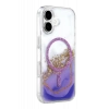 Onegif Apple iPhone 16 Lotus Simli Magsafe Kapak - Mor