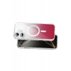 Onegif Apple iPhone 16 Sora Simli Magsafe Kapak - Kırmızı