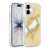 Onegif Apple iPhone 17 Lotus Simli Magsafe Kapak - Gümüş