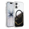 Onegif Apple iPhone 17 Lotus Simli Magsafe Kapak - Siyah