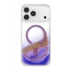 Onegif Apple iPhone 17 Pro Max Lotus Simli Magsafe Kapak - Mor