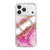 Onegif Apple iPhone 17 Pro Max Lotus Simli Magsafe Kapak - Pembe