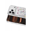 Onegif Apple iPhone 17 Pro Max Misk Simli Magsafe Kapak - Desen 4