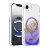 Onegif Apple iPhone 17E Lotus Simli Magsafe Kapak - Mor