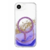 Onegif Apple iPhone 17E Lotus Simli Magsafe Kapak - Mor