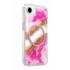 Onegif Apple iPhone 17E Lotus Simli Magsafe Kapak - Pembe