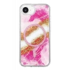 Onegif Apple iPhone 17E Lotus Simli Magsafe Kapak - Pembe
