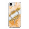 Onegif Apple iPhone 17E Lotus Simli Magsafe Kapak - Turuncu