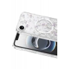 Onegif Apple iPhone 17E Misk Simli Magsafe Kapak - Desen 2