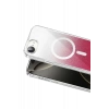 Onegif Apple iPhone 17E Sora Simli Magsafe Kapak - Kırmızı