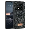 Onegif Xiaomi Redmi Note 14 Pro 4G Bright Simli Kapak - Siyah