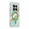 Onegif Xiaomi Redmi Note 15 4G Lotus Simli Magsafe Kapak - Yeşil