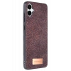 Onegif Samsung Galaxy A06 Uyumlu Bright Simli Kapak - Derin Mor
