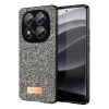 Onegif Xiaomi Redmi Note 14 Pro 5G Uyumlu Bright Simli Kapak - Gümüş
