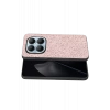 Onegif Xiaomi Redmi Note 15 4G Uyumlu Bright Simli Kapak - Pembe