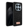 Onegif Xiaomi Redmi Note 15 4G Uyumlu Bright Simli Kapak - Siyah