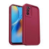 Oppo A16 Kılıf Viera Silikon - Bordo