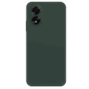 Oppo A38 Kılıf First Silikon - Koyu Yeşil