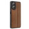 Oppo A38 Uyumlu Kılıf Flip Cover - Taba