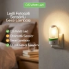 Oval Fotosel Gece Lambası