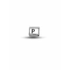 “P” Harf Charm – Çelik Bileklik Modülü, Kişiye Özel Harf Aksesuarı