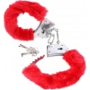 Parti Bulutu Peluş Kelepçe Kırmızı