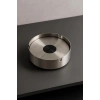 Paslanmaz Çelik Kapaklı Küllük 10 cm