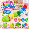 Peluş Renkli Tırtıl Yastık 75cm