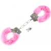Peluşlu Metal Fantezi Kelepçe Pembe