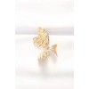 Pirinç Gold Renk Küpe
