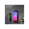 Pluse 5 Mikrofonlu RGB Kablosuz Hoparlör - Siyah