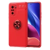 Xiaomi Poco F3 Kılıf Range Yüzüklü Silikon - Kırmızı