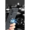 Xiaomi Poco F3 Kılıf Range Yüzüklü Silikon - Mavi