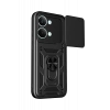 Xiaomi Poco X8 Pro Max Pars Lens Yüzüklü Silikon - Siyah