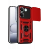 Xiaomi Poco X8 Pro Pars Lens Yüzüklü Silikon - Kırmızı