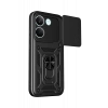 Xiaomi Poco X8 Pro Pars Lens Yüzüklü Silikon - Siyah