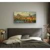 Prag Şehir Manzarası Kanvas Tablo 60x120cm