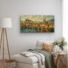 Prag Şehir Manzarası Kanvas Tablo 60x120cm