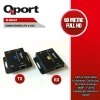 Q-HEX2 HDMI EXTENDER CAT6 60M 2 Lİ PAKET (ADAPTÖR DAHİL)