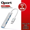 Q-TUC05 TYPE-C TO 4 PORT USB ÇOKLAYICI
