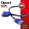 Q-VGA30 15PIN FITRELI 30MT VGA KABLO