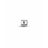 “R” Harf Charm – Çelik Bileklik Modülü, Kişiye Özel Harf Aksesuarı