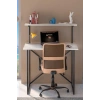 Raflı Çalışma Masası Beyaz