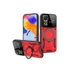 Realme 11 Pro Plus Uyumlu Joy Lens Standlı Kapak - Kırmızı